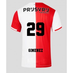 Feyenoord Santiago Gimenez #29 Hjemmebanetrøje 2023-24 Kort ærmer